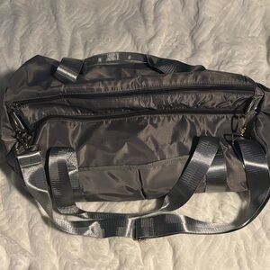 Stylish Gray Weekender Bag